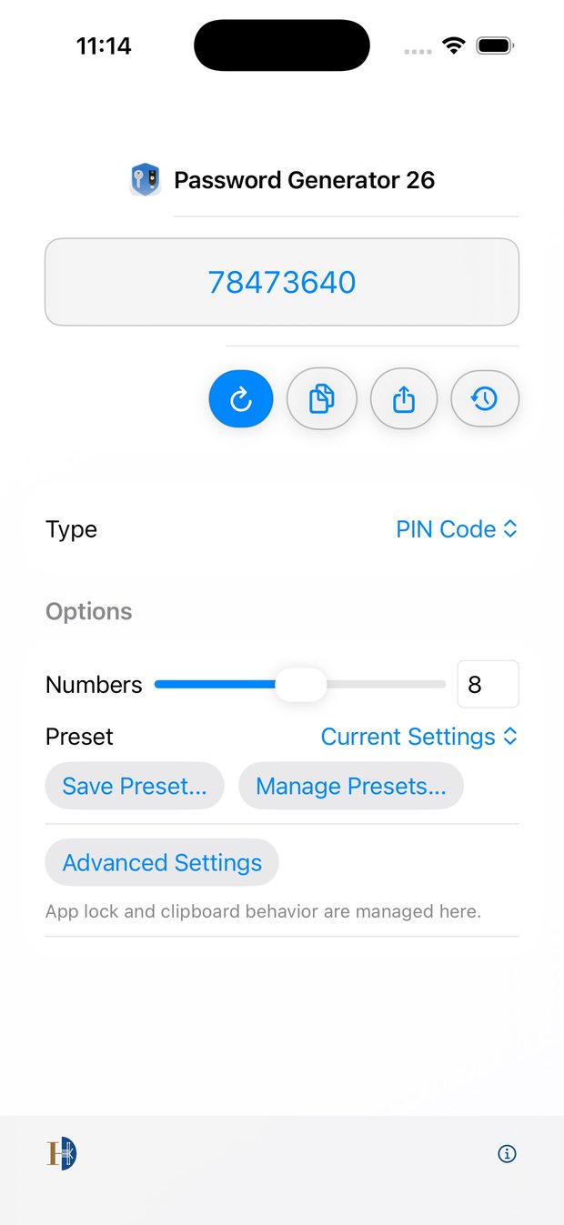 PIN code
